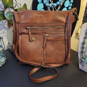 Crossbody Chestnut color Bag